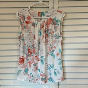 Pretty Calvin Klein Sleeveless Blouse